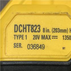 AS-IS DEWALT 20V 8 in. Compact Cordless Hedge Trimmer (Tool-Only)