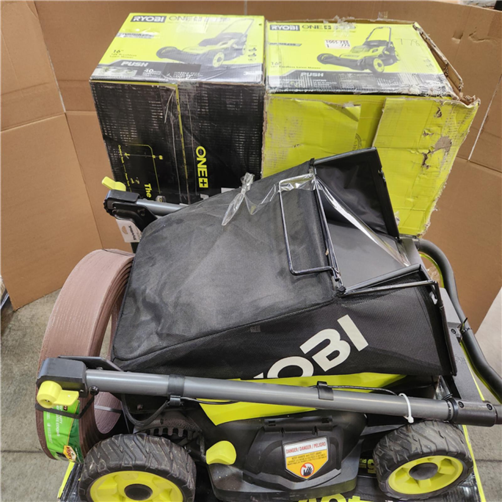 Phoenix AS-IS Mixed Ryobi Lawn mower Pallet