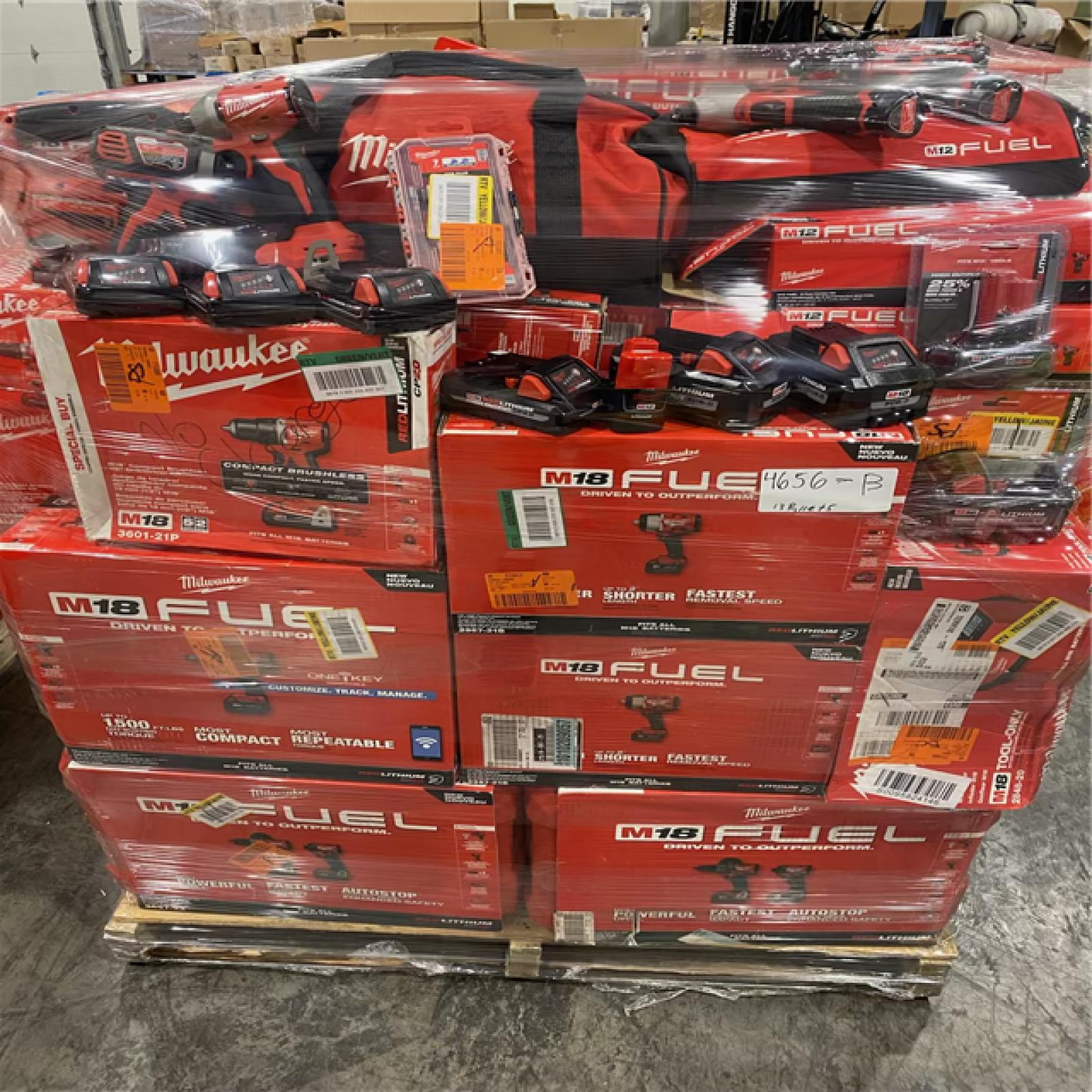 Pittston Location As-Is Power Tools Partial Truckload (13 Pallets) 4656-B
