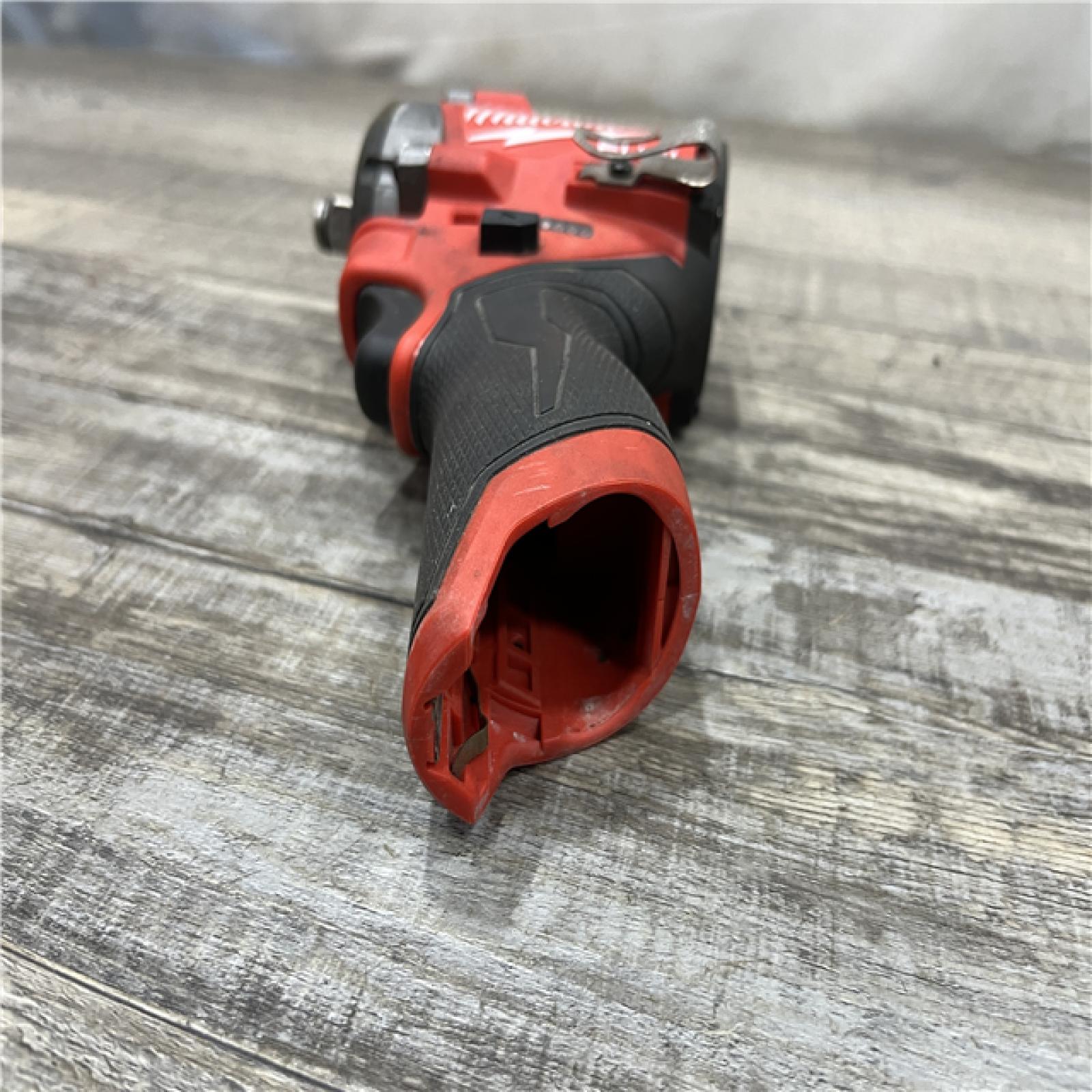 AS-IS Milwaukee FUEL 12V Lithium-Ion Brushless Cordless Stubby 1/2 in. Impact Wrench (Tool-Only)