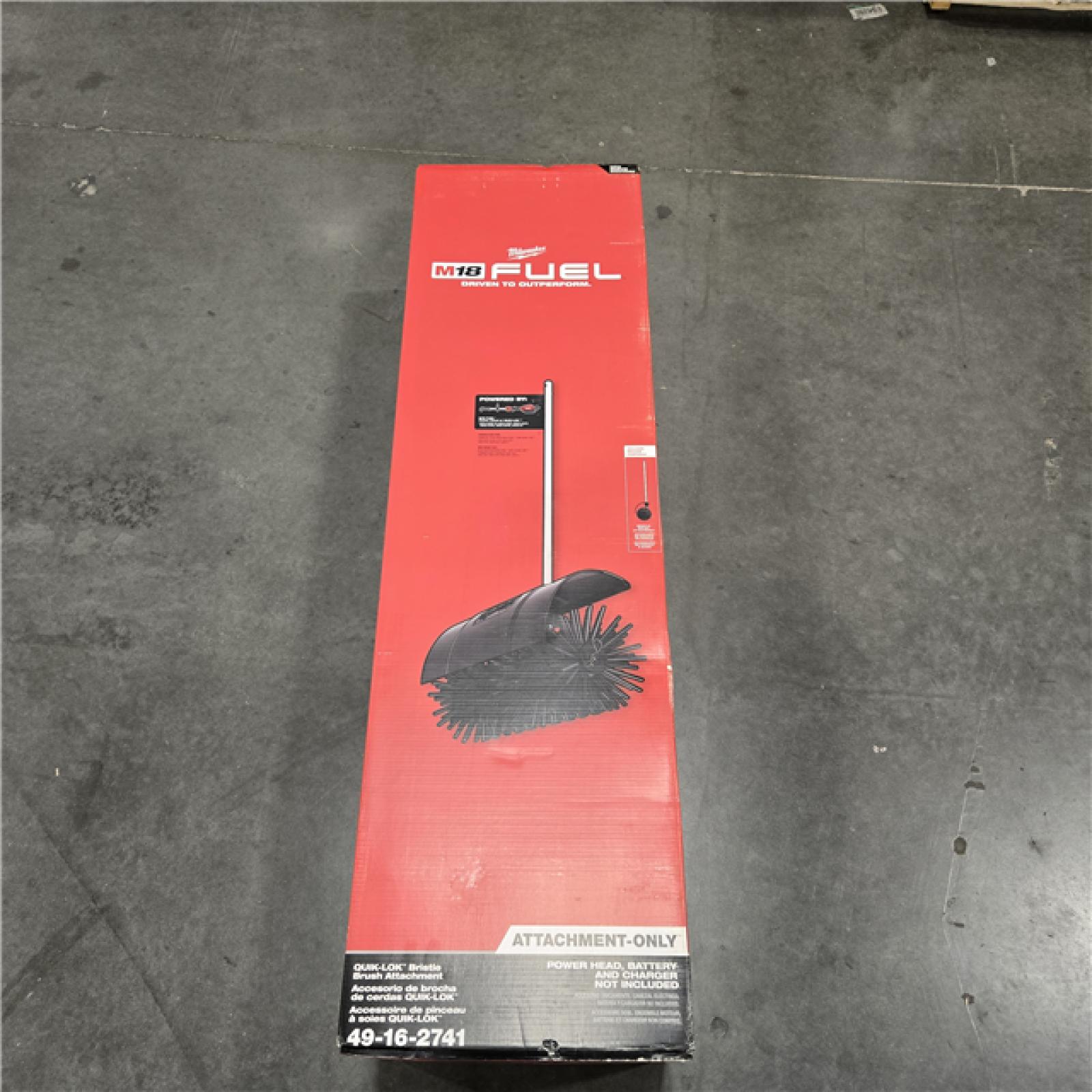 NEW! - Milwaukee M18 FUEL Quik-Lok L Brush Attachment