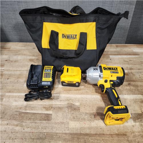 HOUSTON LOCATION - AS - IS DEWALT 20V MAX Lithium-Ion Cordless 1/2 in. Impact Wrench Kit