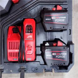 HOUSTON LOCATION - AS-IS M18 Fuel One-Key Cordless Brushless Pipe Threader Kit with (2) 12.0Ah Batteries and Case