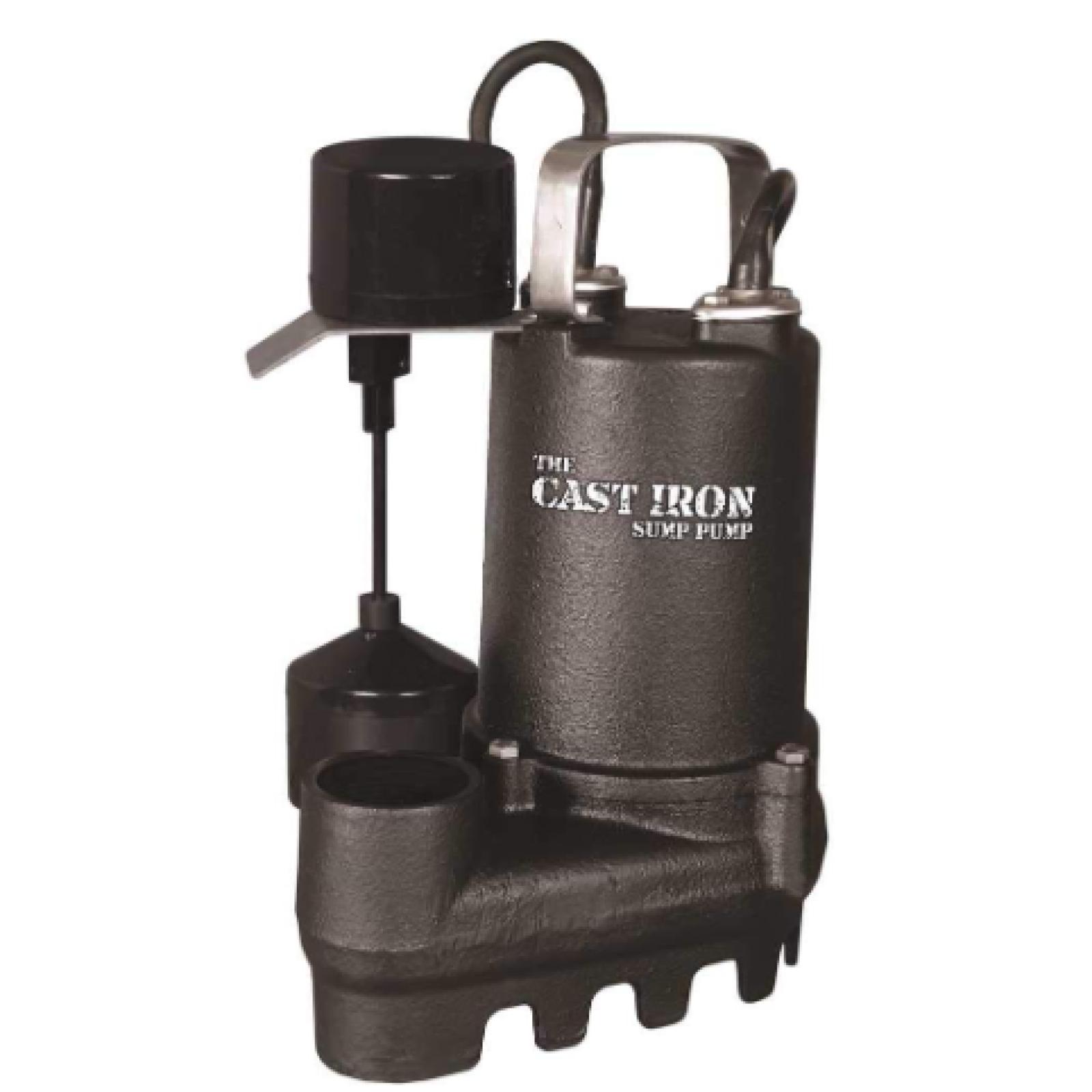 DALLAS LOCATION- The Cast Iron Submersible Sump Pump with Vertical Float Switch PALLET (31 UNITS)