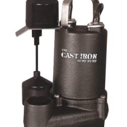 DALLAS LOCATION- The Cast Iron Submersible Sump Pump with Vertical Float Switch PALLET (31 UNITS)