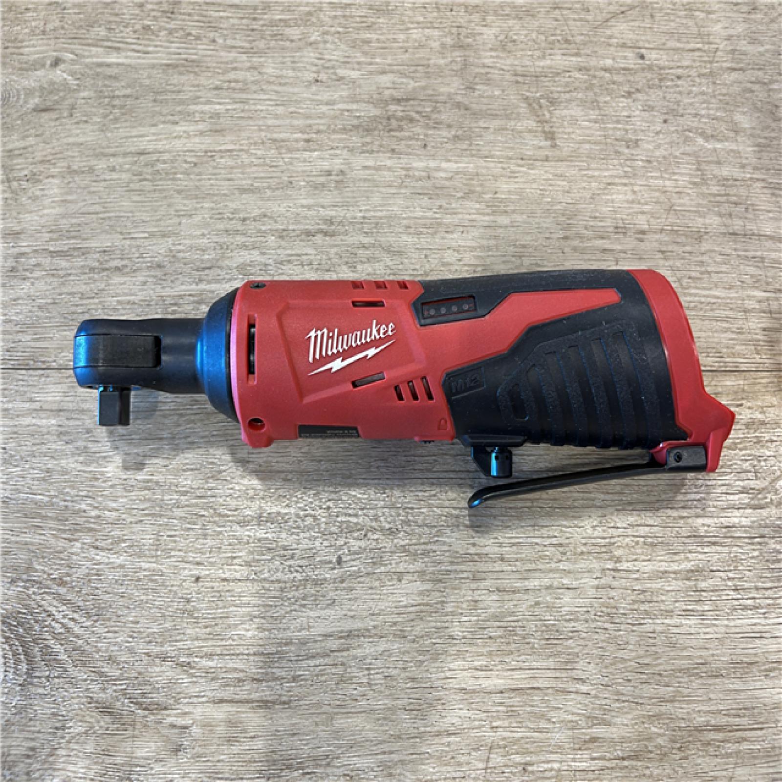 AS-IS Milwaukee 12V Lithium-Ion Cordless 3/8 in. Ratchet (Tool-Only)
