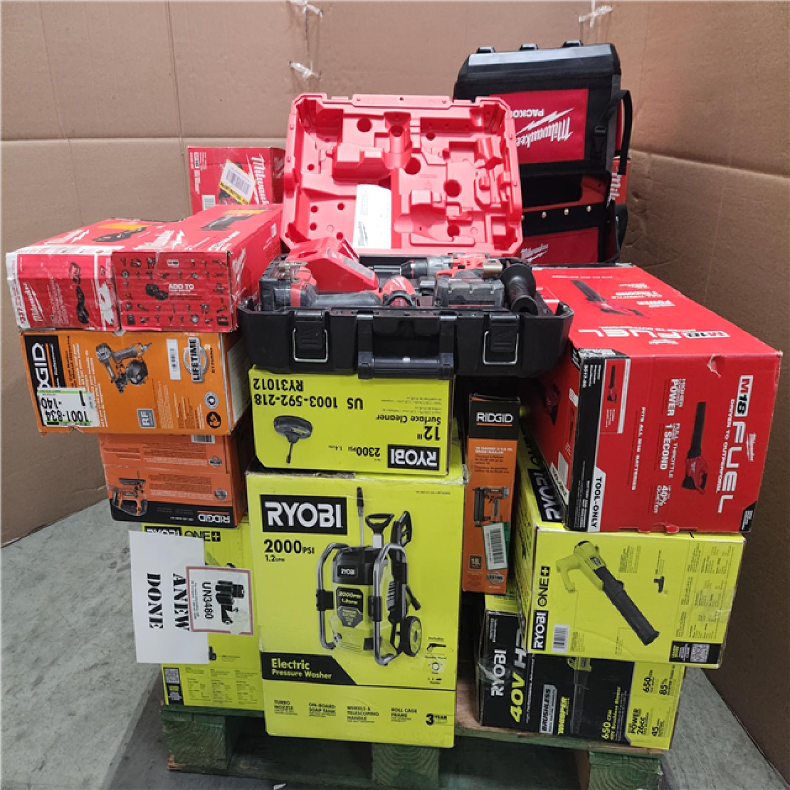 CALIFORNIA AS-IS TOOL PALLET