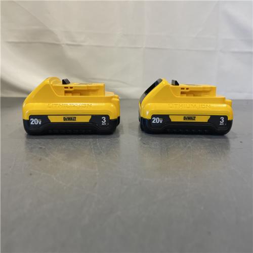 AS-IS - DeWalt 20V MAX Compact Lithium-Ion 3.0Ah Battery Pack (2 Pack)