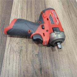 AS-IS Milwaukee M12 FUEL SURGE 12V Lithium-Ion Brushless Cordless 1/4 in. Hex Impact Driver Compact Kit W/Two 2.0Ah Batteries, Bag