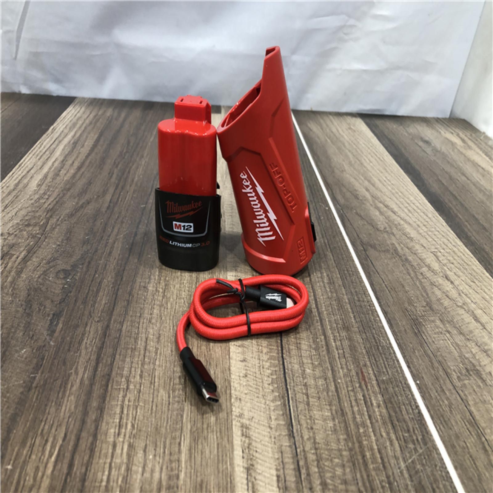 AS-IS Milwaukee Men's X-Large 12-Volt Lithium-Ion Cordless Tough Shell Black Heated Jacket with