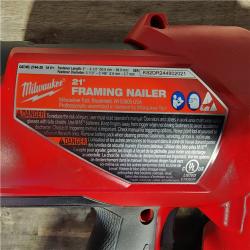 HOUSTON LOCATION - AS-IS Milwaukee 2744-20 M18 FUEL 3-1/2 in. 18-Volt 21-Degree Lithium-Ion Brushless Cordless Framing Nailer (Tool-Only)