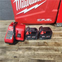 HOUSTON LOCATION - AS-IS MILWAUKEE FUEL 18V Lithium-Ion Brushless Cordless Hammer Drill and Impact Driver Combo Kit (2-Tool) with 2 Batteries