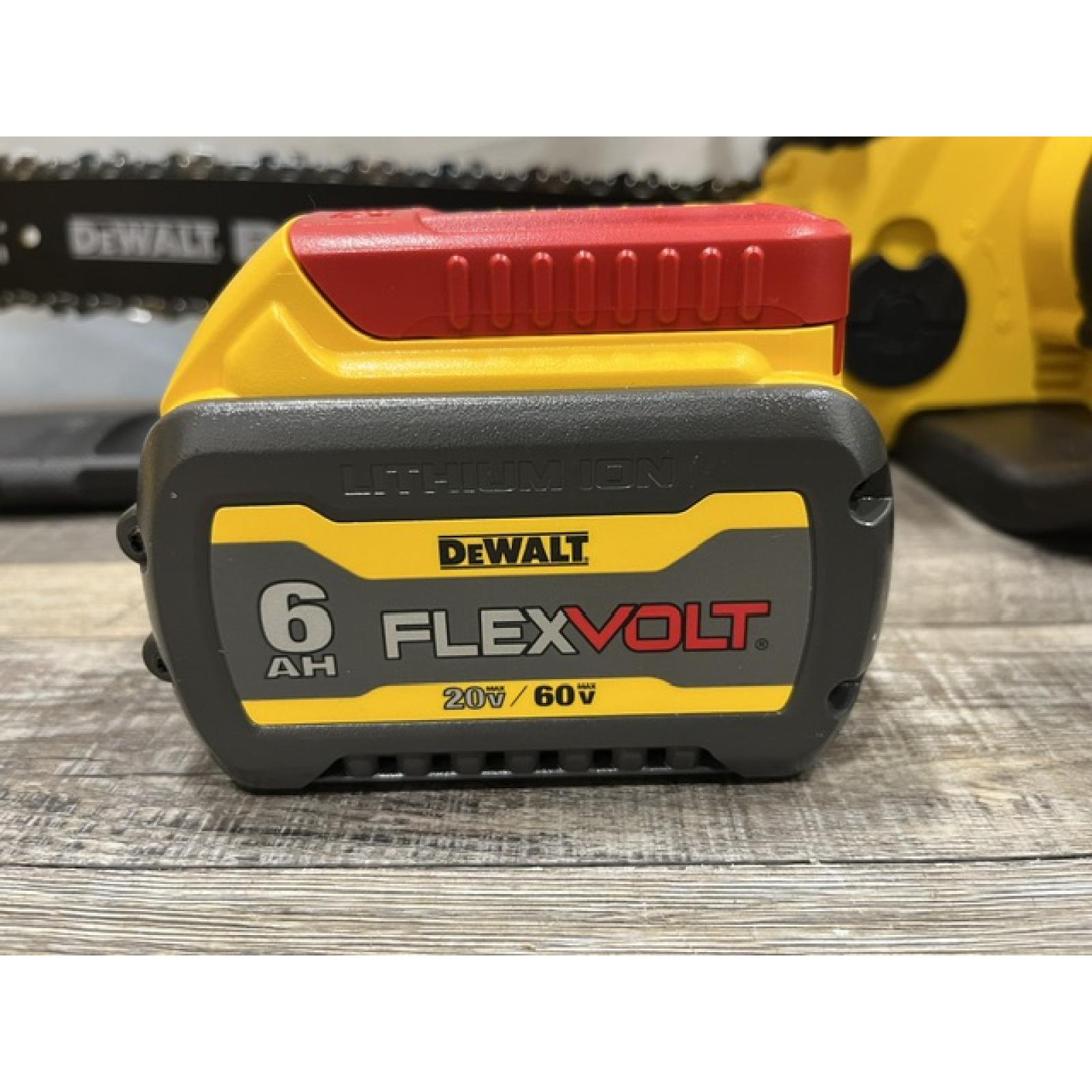 AS-IS DEWALT FLEXVOLT 60V MAX 16in. Brushless Cordless Battery Powered Chainsaw Kit