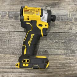 AS-IS DEWALT 20V MAX XR Lithium-Ion Brushless Cordless 3-Speed High Torque 1/4 in. Impact Driver Kit