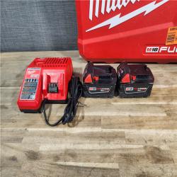 HOUSTON LOCATION - AS-IS MILWAUKEE FUEL 18V Lithium-Ion Brushless Cordless Hammer Drill and Impact Driver Combo Kit (2-Tool) with 2 Batteries