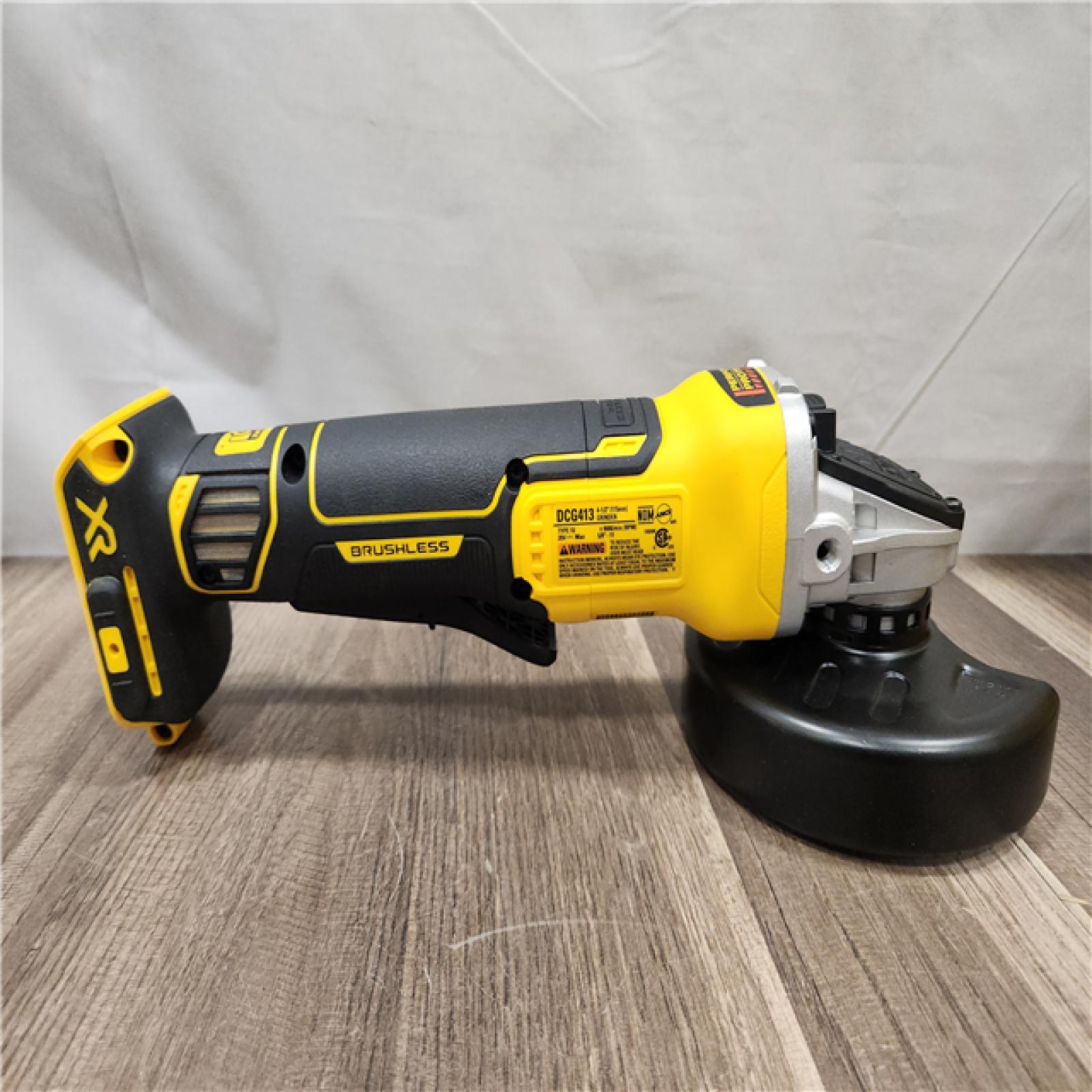AS-IS- DeWalt 20-Volt MAX XR Cordless Brushless 4-1/2 in. Paddle Switch Small Angle Grinder (Tool-Only)