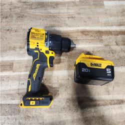 Houston Location AS-IS DEWALT ATOMIC 20V Lithium-Ion Cordless 1/2 in. Hammer Drill Kit