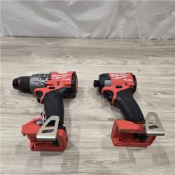 AS-IS MILWAUKEE FUEL 18V Cordless Hammer Drill and Impact Driver Combo Kit
