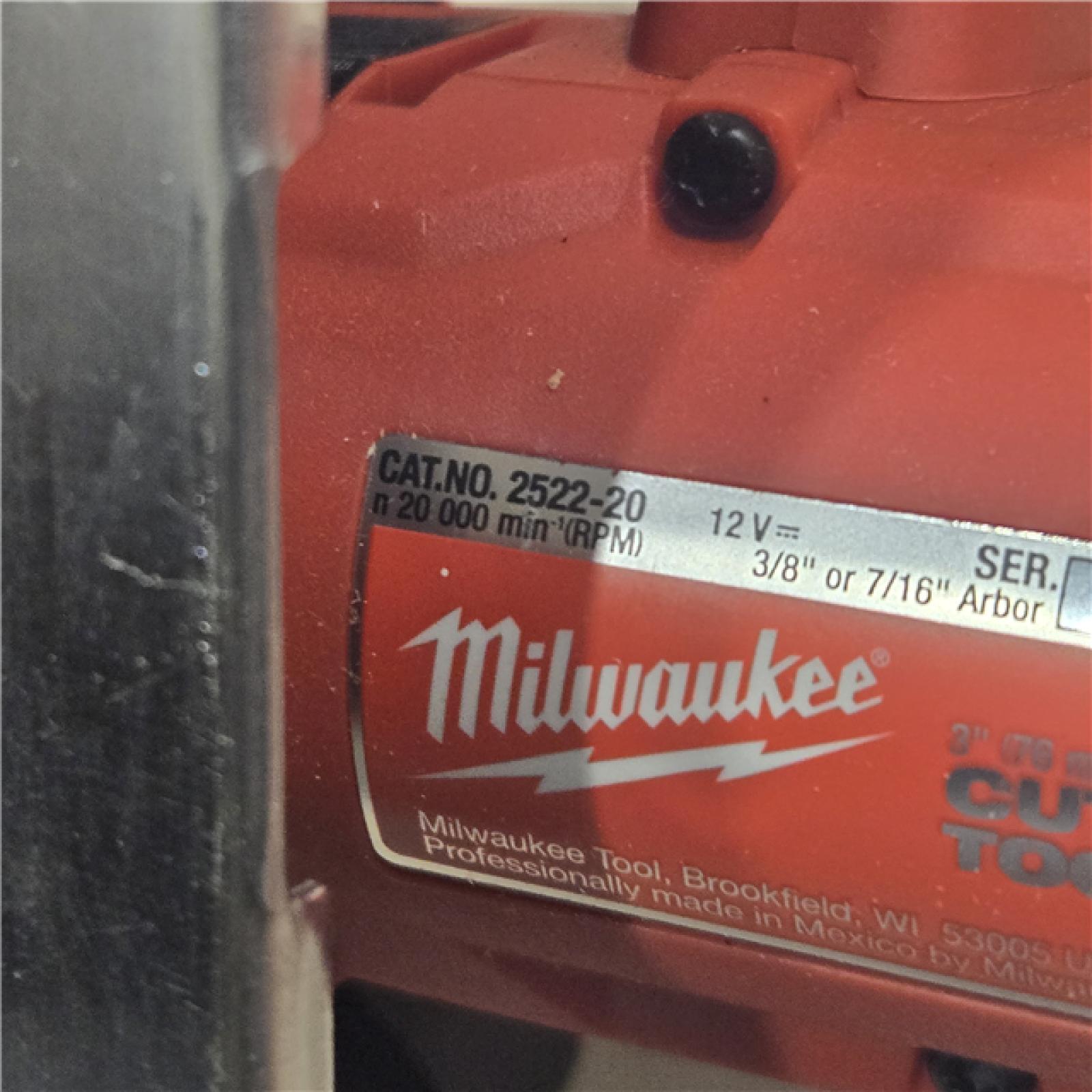 AS-IS Milwaukee M12 FUEL 12V Cordless 3 in. Cut Off Saw (Tool-Only)