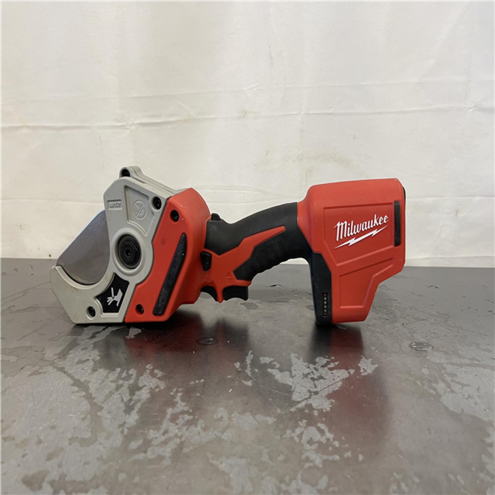 AS-IS- Milwaukee 12-Volt Lithium-Ion Cordless PVC Pipe Shear (Tool-Only)