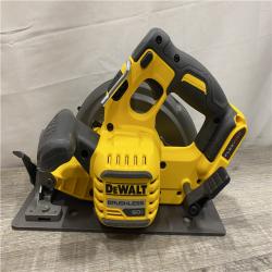 AS-IS DEWALT FLEXVOLT 60V MAX Cordless Brushless 7-1/4 in. Circular Saw with Brake (Tool Only)