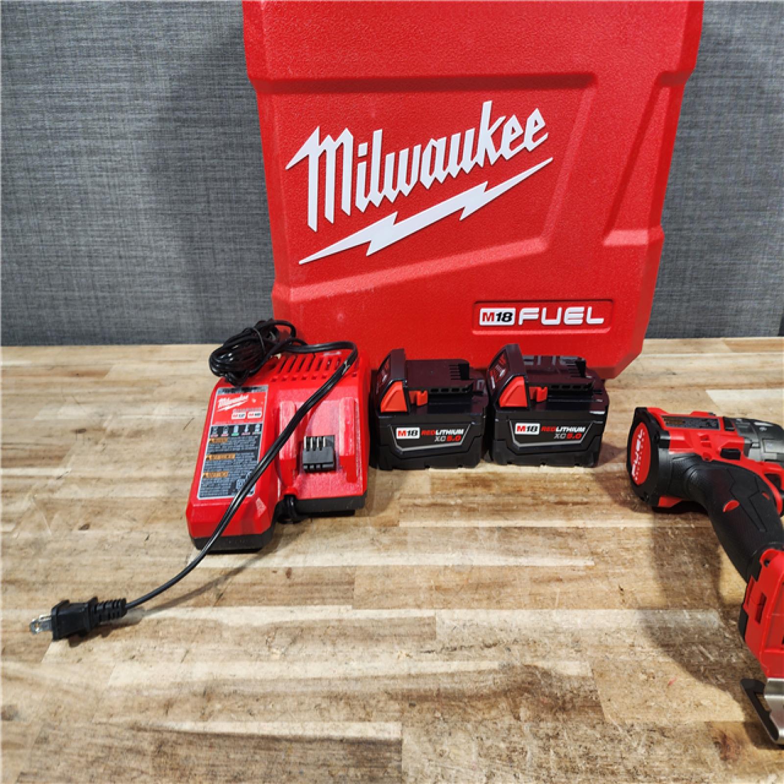 HOUSTON LOCATION - AS - IS Milwaukee FUEL 18V Lithium-Ion Brushless Cordless 1/2 in. Hammer Drill Driver Kit