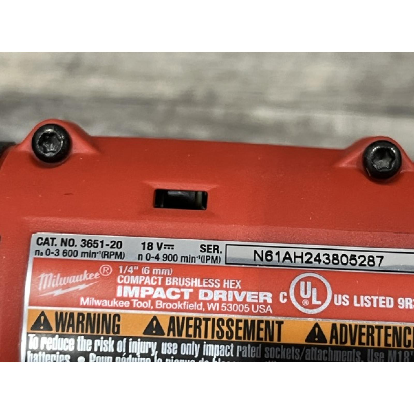AS-IS Milwaukee 18-Volt Lithium-Ion Brushless Cordless Compact Hammer Drill/Impact Combo Kit