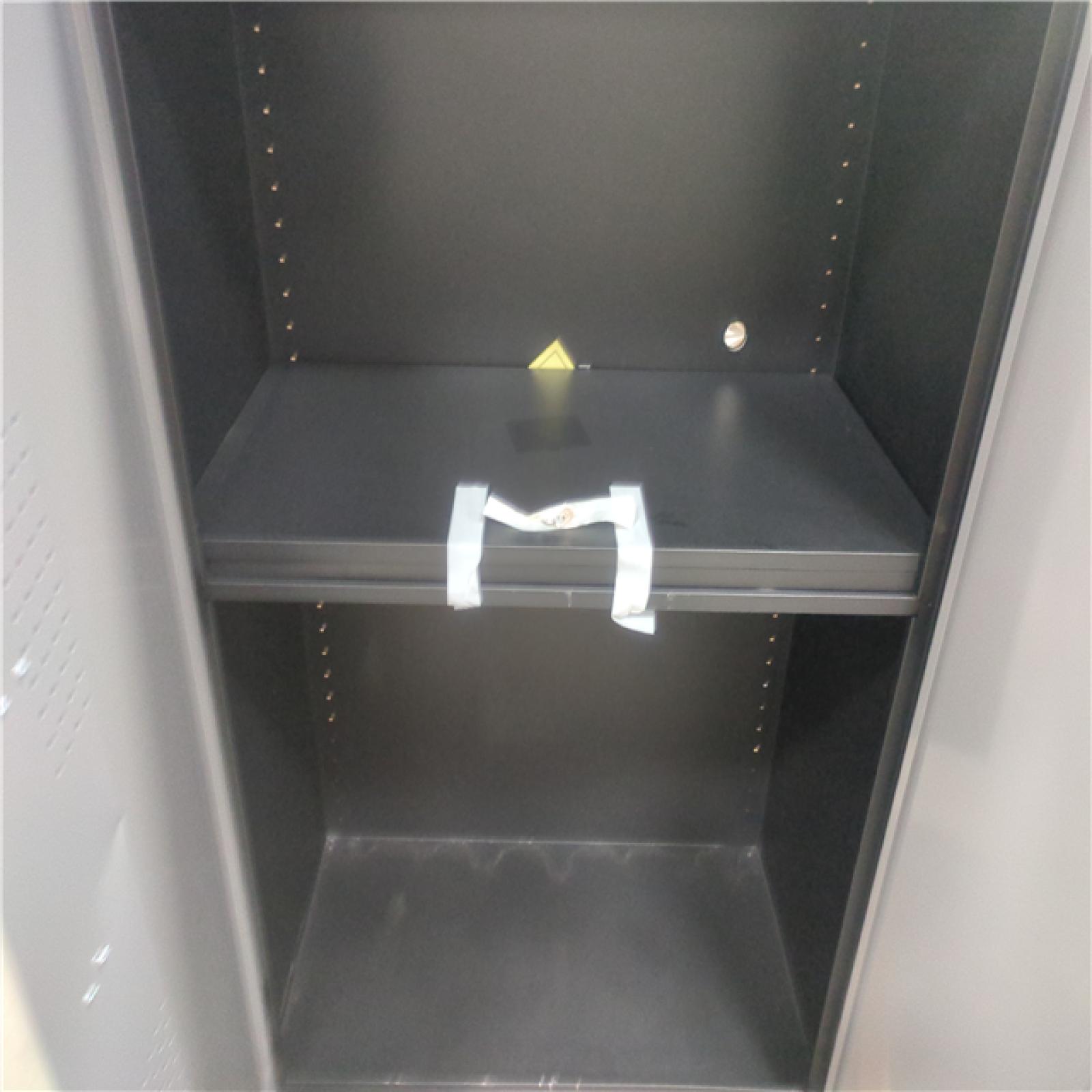 CALIFORNIA AS-IS HUSKY FIXED  2 DOOR CABINET