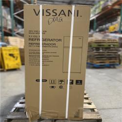 DALLAS LOCATION -  Vissani 7.1 cu. ft. Top Freezer Refrigerator in Stainless Steel Look  - PALLET ( 2  UNITS )