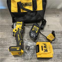 AS-IS DEWALT ATOMIC 20V MAX Lithium-Ion Cordless 1/4 in. Brushless Impact Driver Kit
