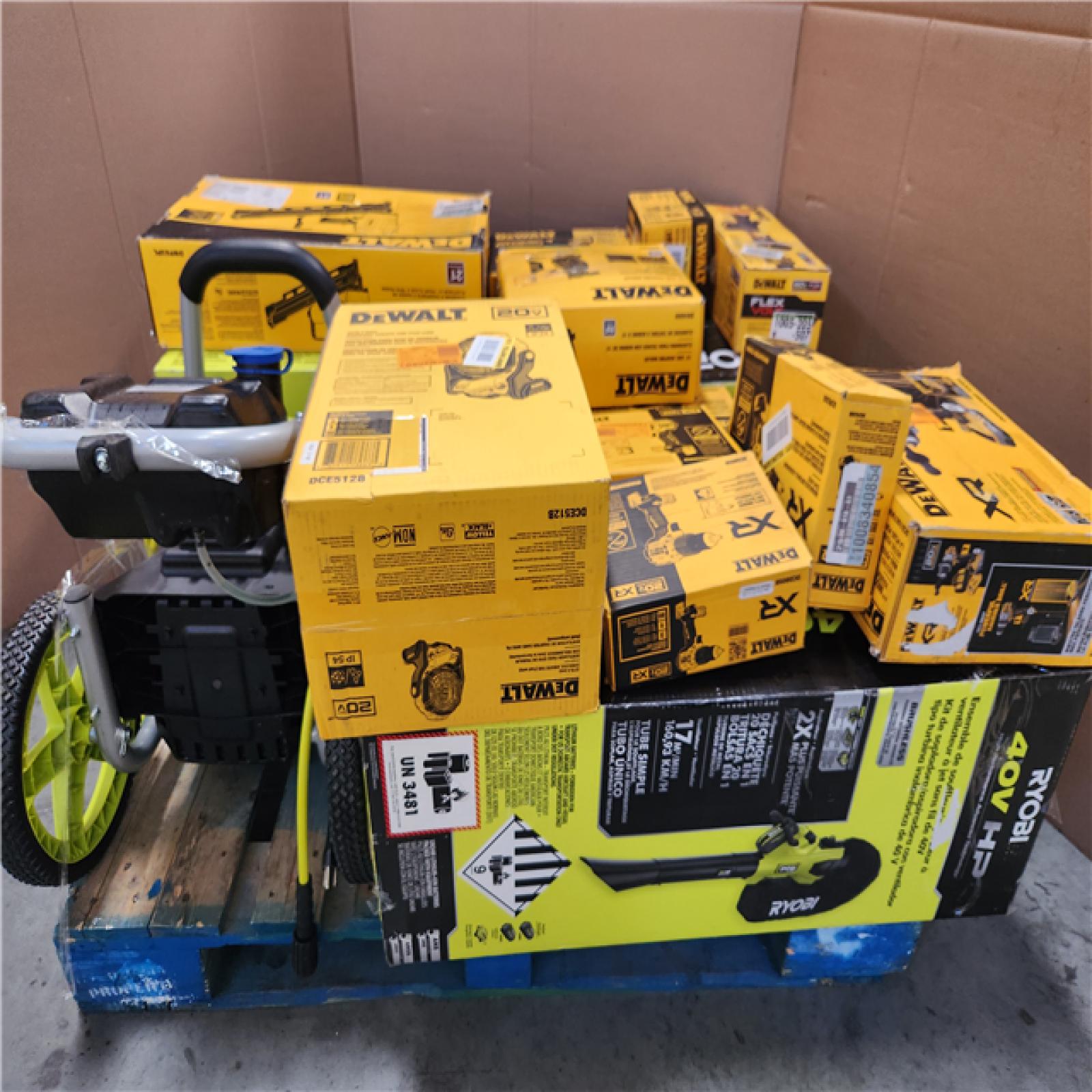 CALIFORNIA AS-IS TOOL PALLET