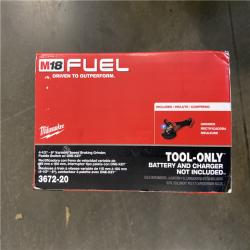 AS-IS - Milwaukee M18 FUEL ONE-KEY 18V Lithium-Ion Brushless Cordless 4-1/2 in./6 in.