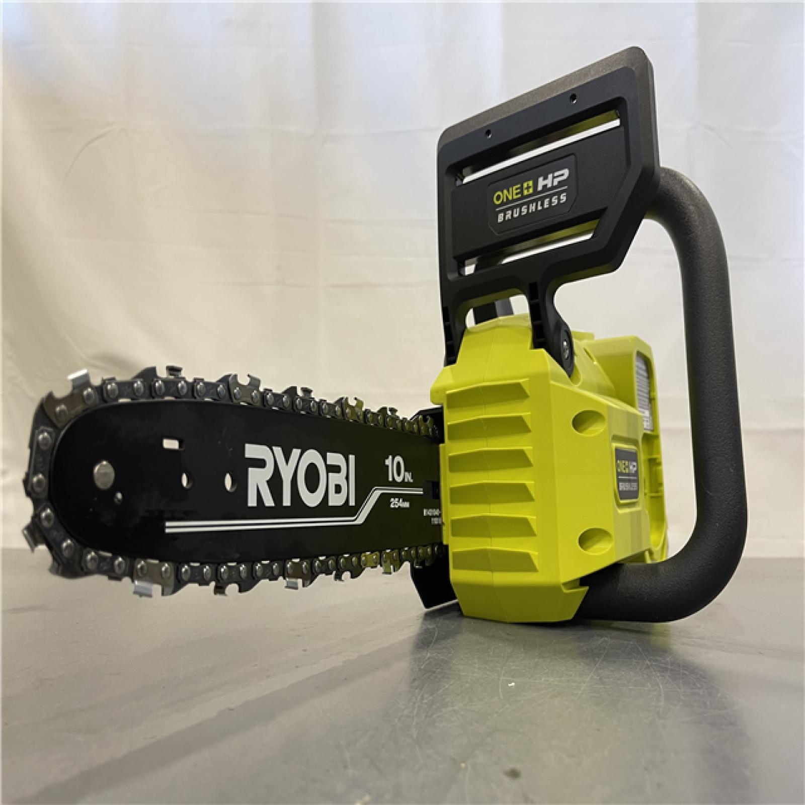 AS-IS - RYOBI ONE+ HP 18V Brushless 10 in. Battery Chainsaw (Tool Only)