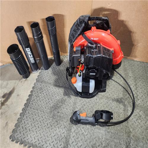 HOUSTON LOCATION - AS-IS ECHO 216 MPH 517 CFM 58.2cc Gas 2-Stroke Backpack Leaf Blower with Tube Throttle