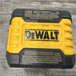 AS-IS DEWALT 20V/60V MAX FLEXVOLT Lithium-Ion 9.0Ah Battery and Charger Starter Kit