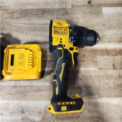 HOUSTON LOCATION - AS - IS DEWALT ATOMIC 20V Lithium-Ion Cordless 1/2 in. Hammer Drill Kit