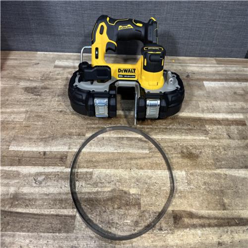 Houston Location AS-IS DEWALT ATOMIC 20V MAX Cordless Brushless Compact 1-3/4 in. Bandsaw (Tool Only)