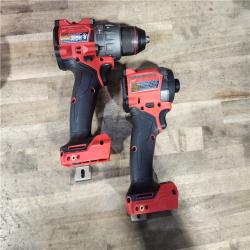 HOUSTON LOCATION - AS-IS MILWAUKEE FUEL 18V Lithium-Ion Brushless Cordless Hammer Drill and Impact Driver Combo Kit