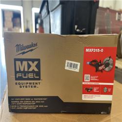 DALLAS LOCATION - AS-IS MILWAUKEE MX FUEL Lithium-Ion 14 in. Cut-Off Saw with RAPIDSTOP Brake and Diamond Ultra Segmented Blade (TOOL-ONLY)