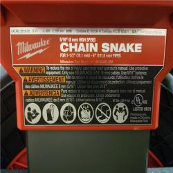 Phoenix NEW Milwaukee M18 18V Lithium-Ion Cordless High Speed Drain Cleaner with 5/16 in. x 75 ft. Cable (1-Battery ONLY)