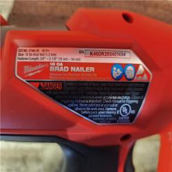 HOUSTON LOCATION - AS-IS Milwaukee FUEL 18-Volt Lithium-Ion Brushless Cordless Gen II 18-Gauge Brad Nailer (Tool-Only)