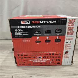 NEW! - Milwaukee 18-Volt Lithium-Ion High Output Starter Kit