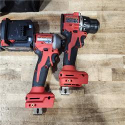 HOUSTON LOCATION - AS - IS Milwaukee 18-Volt Lithium-Ion Brushless Cordless Compact Hammer Drill/Impact Combo Kit