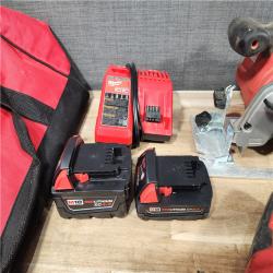 HOUSTON LOCATION - AS-IS MILWAUKEE 7 TOOL COMBO KIT W/ (2) BATTERY & CHARGER