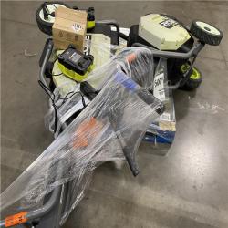 Dallas Location - As-Is RYOBI 40V HP Brushless 12-Ton Kinetic Battery Electric Log Splitter Kit - 4.0Ah Battery and Charger Included(Lot Of 2)