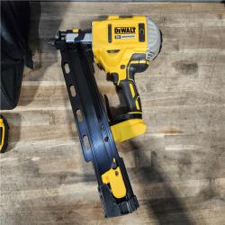 HOUSTON LOCATION - AS-IS DeWalt 20V MAX Collated Cordless Framing Nailer Tool Kit