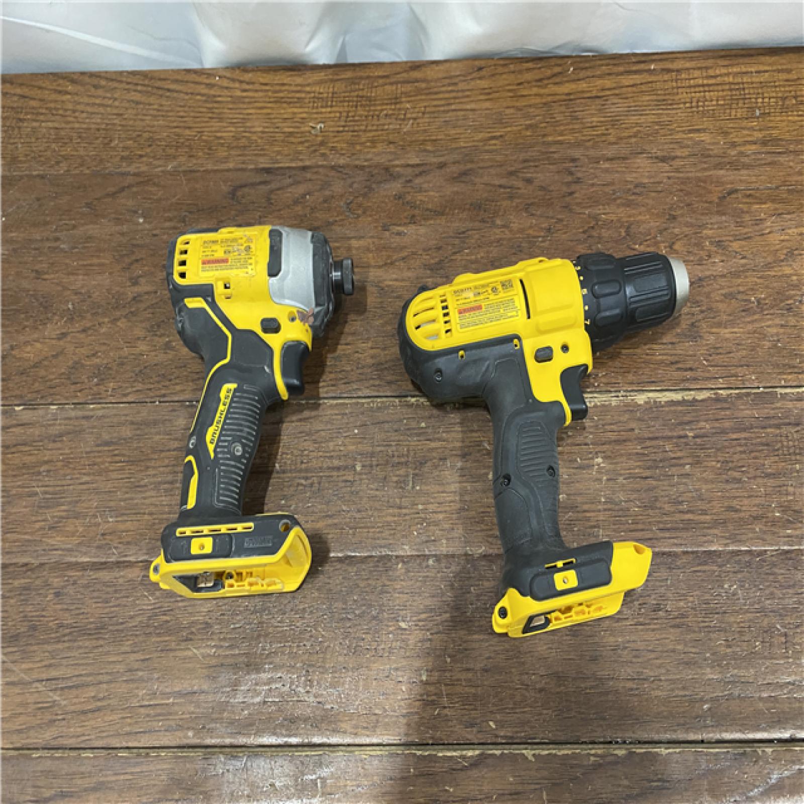 AS-IS DeWALTA® 20V MAX Cordless Drill Driver/Impact Driver Combo Kit 1.3 Ah Lithium Ion