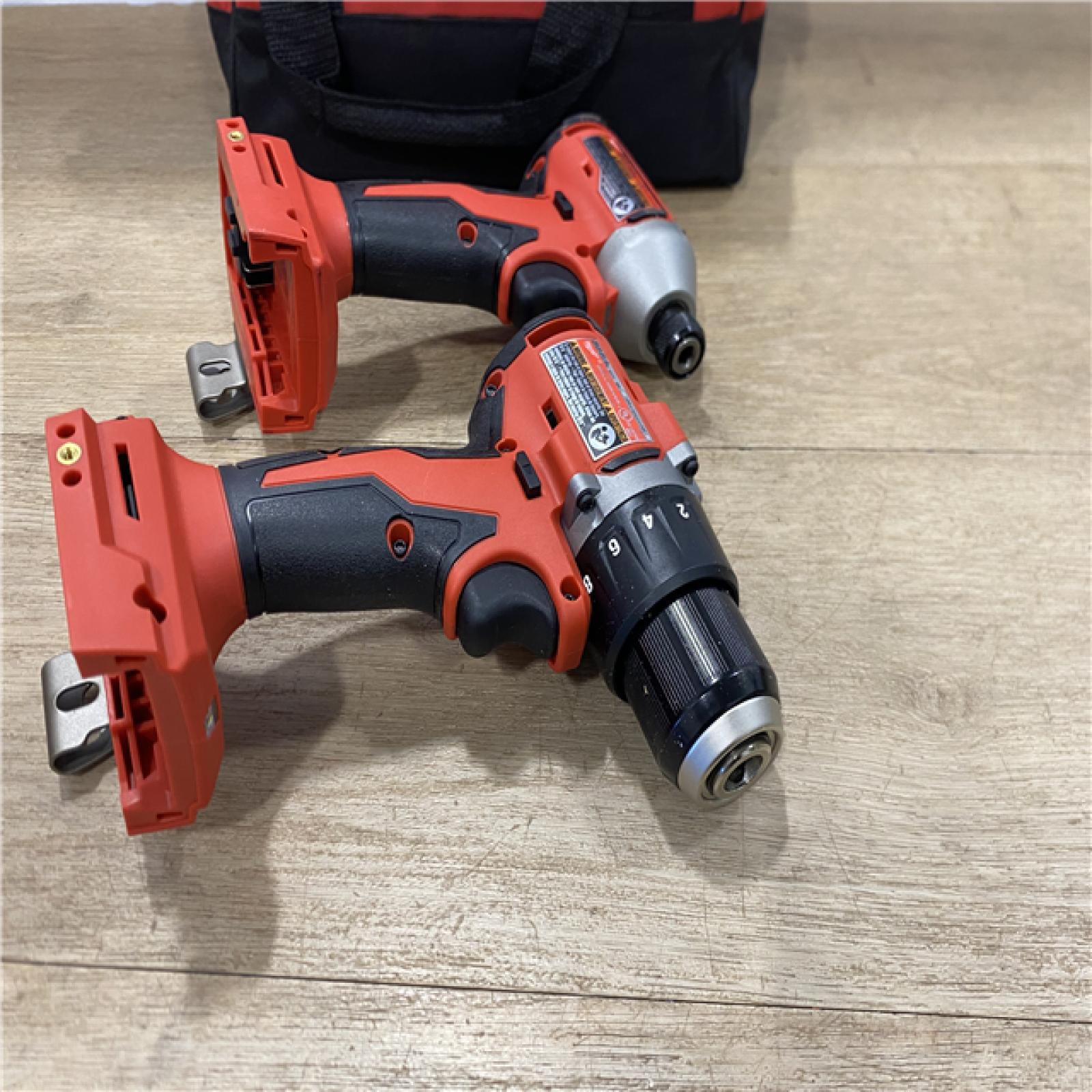 AS-IS Milwaukee 18V Lithium-Ion Brushless Cordless Compact Drill/Impact Combo Kit