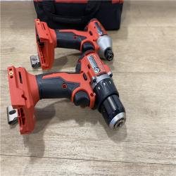 AS-IS Milwaukee 18V Lithium-Ion Brushless Cordless Compact Drill/Impact Combo Kit