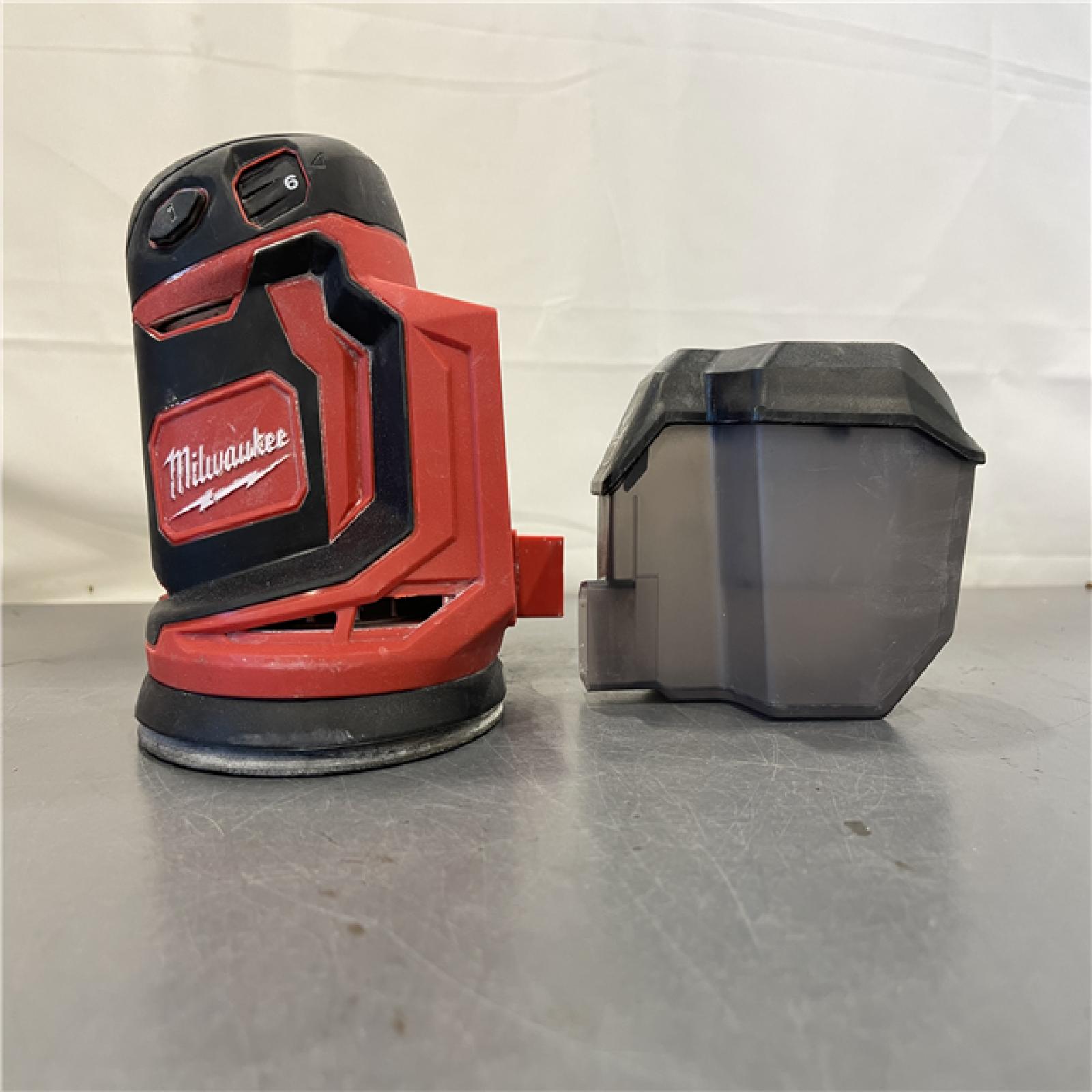 AS-IS - Milwaukee M18 18V Lithium-Ion Cordless 5 in. Random Orbit Sander (Tool-Only)